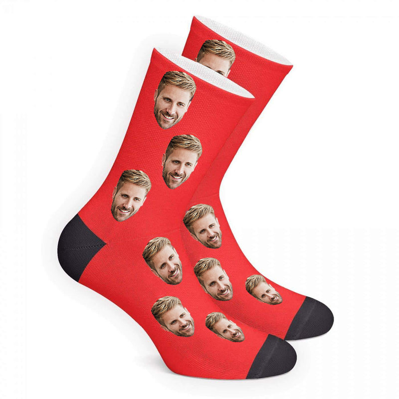 Custom Cool Dad Face Socks Photo Socks
