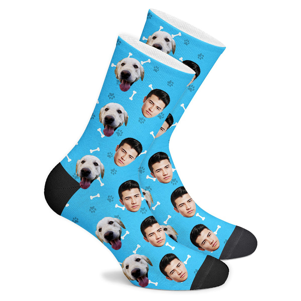 Custom Footprint Face Socks Photo Socks - Make Custom Gifts