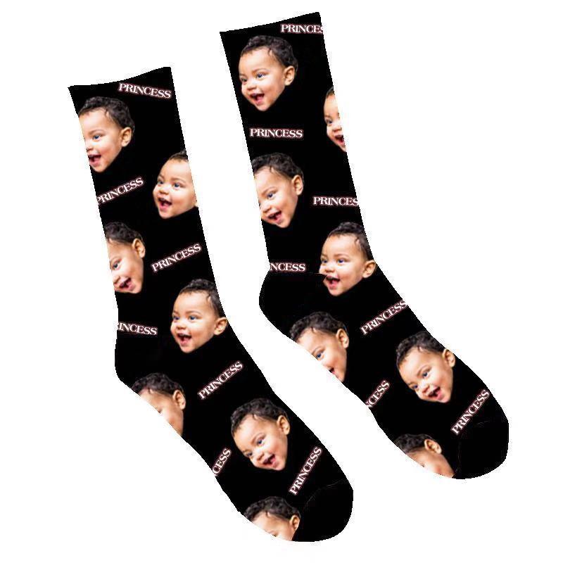 Custom Princess Face Socks - Make Custom Gifts