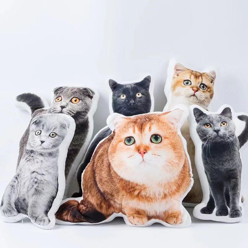 Custom Cat Photo Pillow Christmas gifts - Make Custom Gifts