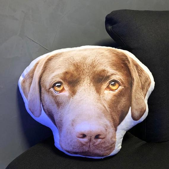 Custom Dog Photo Pillow Face Pillows Christmas Gifts