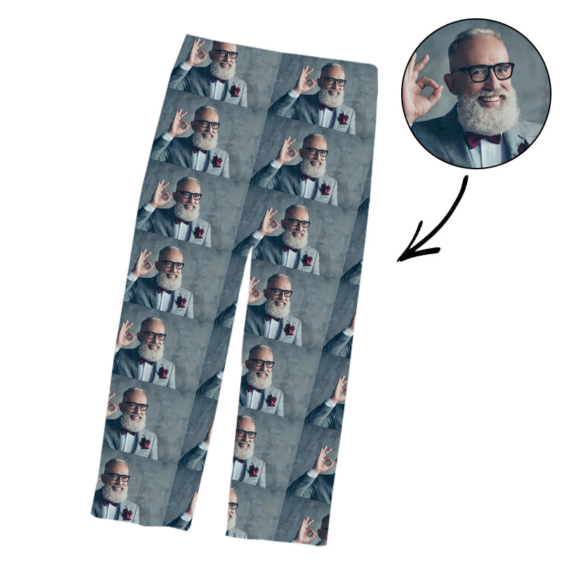 Custom Pajamas Pants With Whole Photo