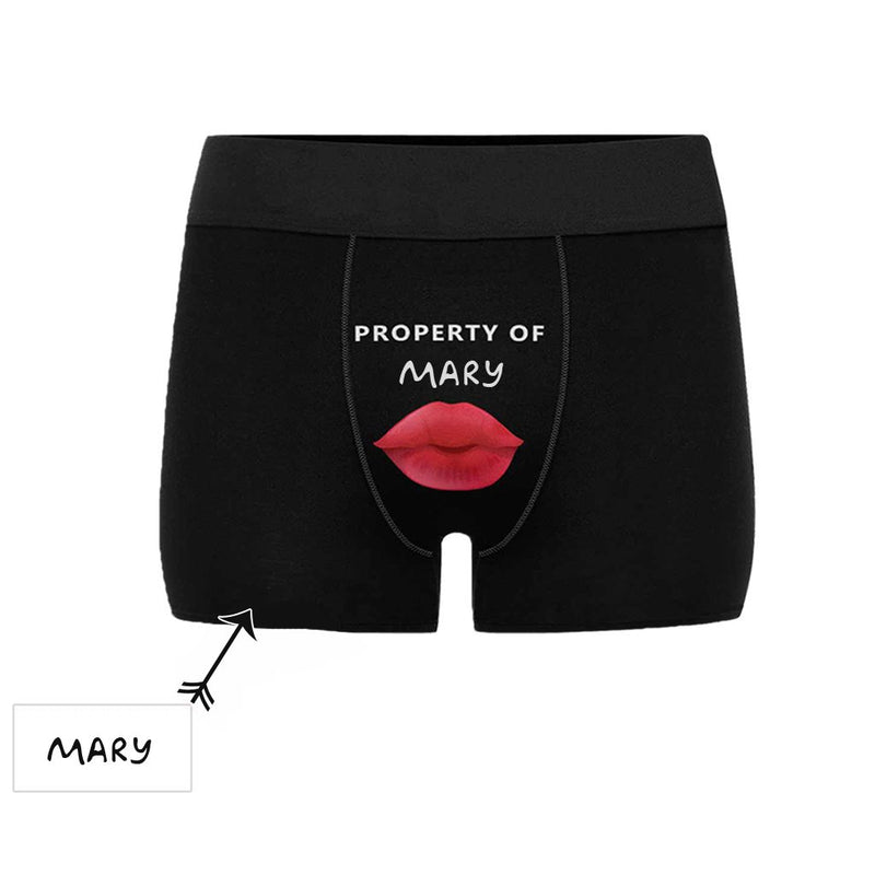Custom Underwear Property Of Name Boxer - Make Custom Gifts