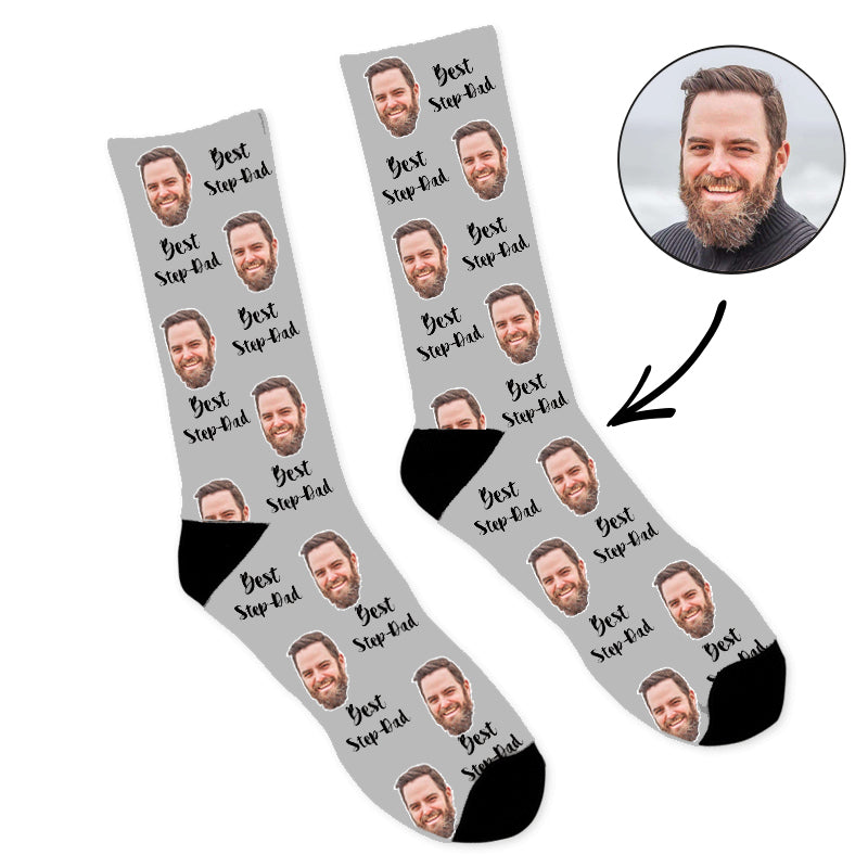 Custom Best Step Dad Socks - Make Custom Gifts