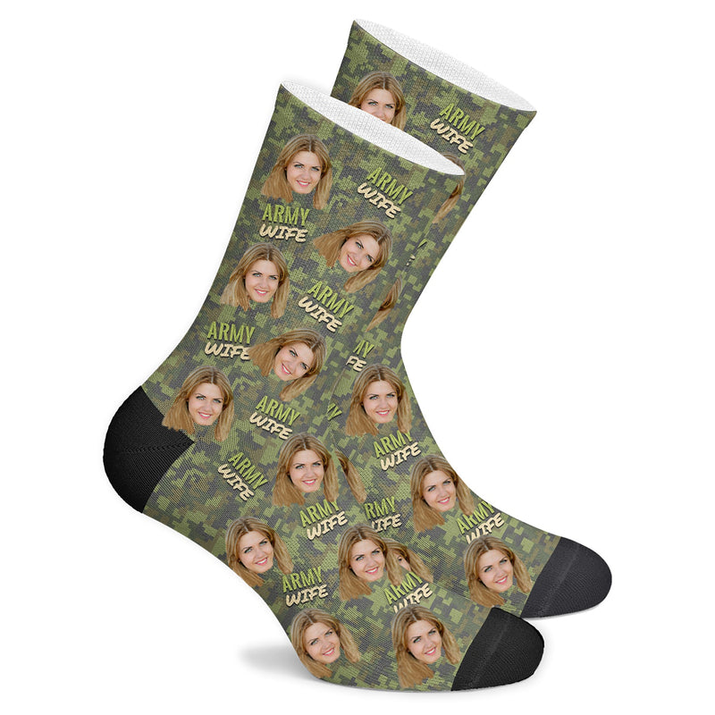 Custom Army Mom Socks