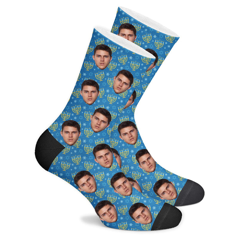 Custom Face Socks Zig Zag Socks