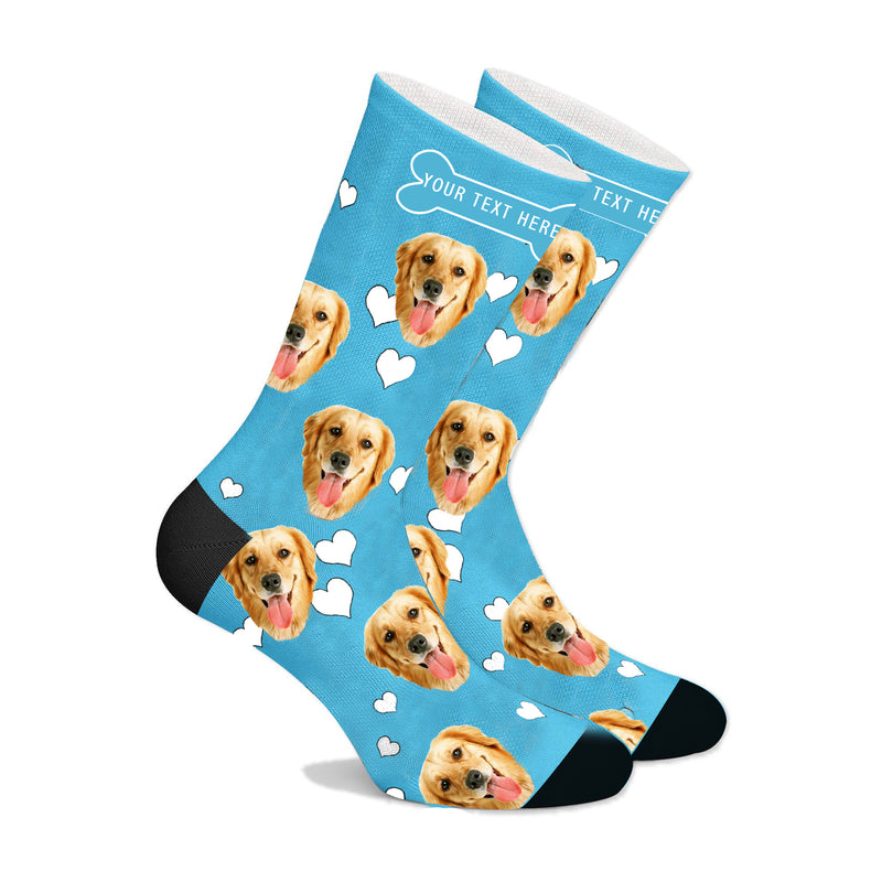 Custom Face Socks Santa My Dog Socks