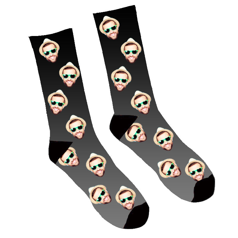 Camouflage Color Face Socks