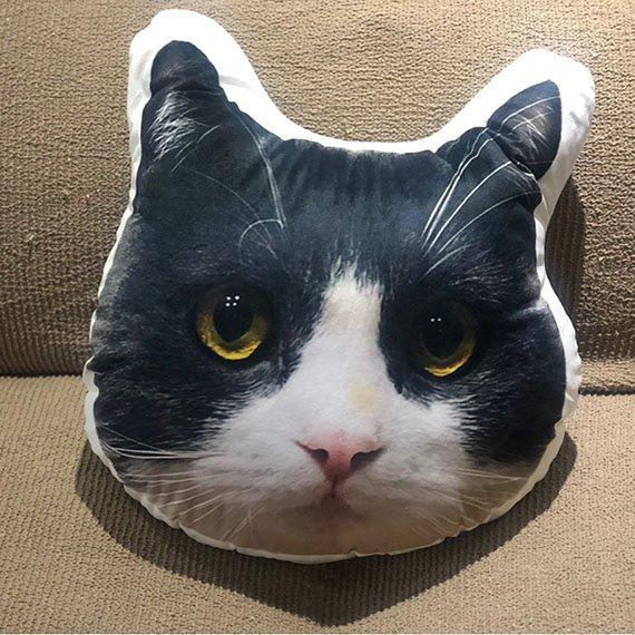 Custom Funny Cat Face Pillow - Make Custom Gifts