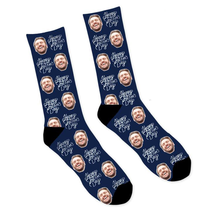 Custom Happy Fathers Day Socks - Make Custom Gifts