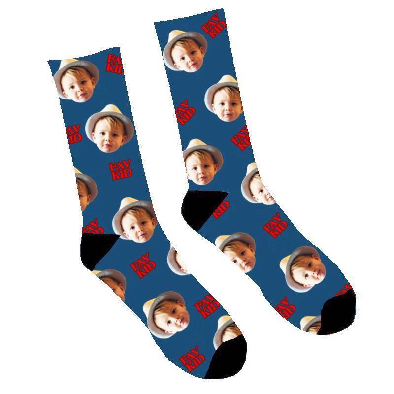 Custom Fav Kid Face Socks - Make Custom Gifts