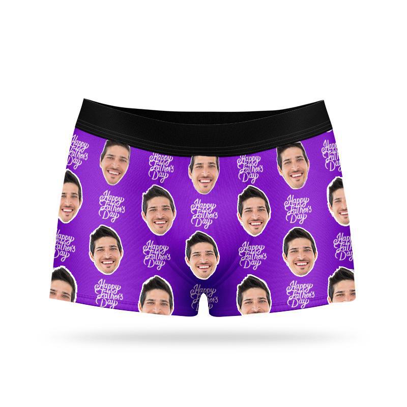 Custom Face Boxers - Happy Father's - Make Custom Gifts